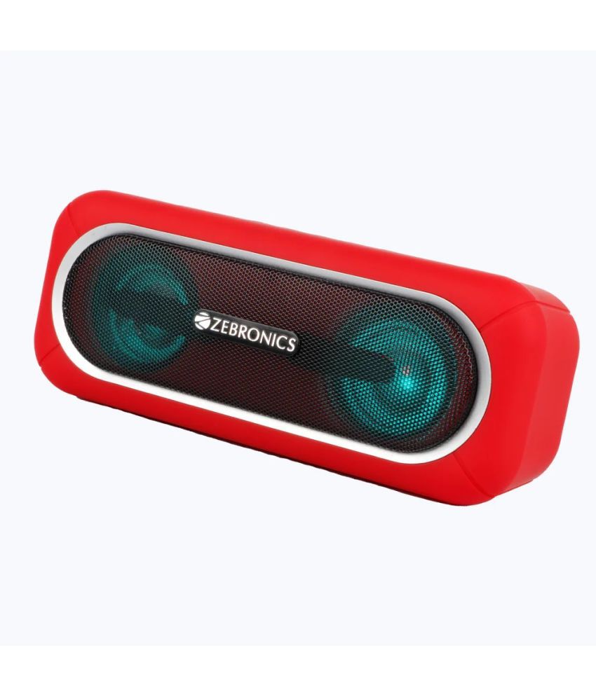     			Zebronics Delight 20 10 W Bluetooth Speaker Bluetooth v5.0 with Call function Playback Time 5 hrs Red
