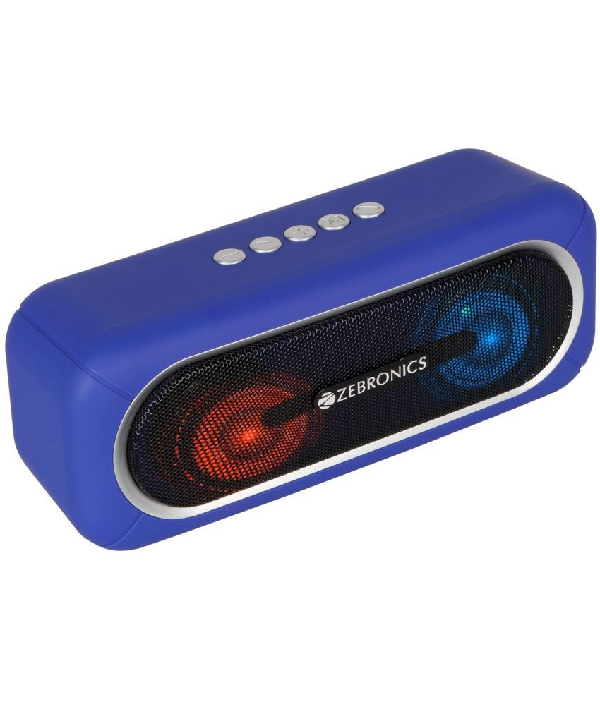     			Zebronics Delight 20 10 W Bluetooth Speaker Bluetooth v5.0 with Call function Playback Time 5 hrs Blue