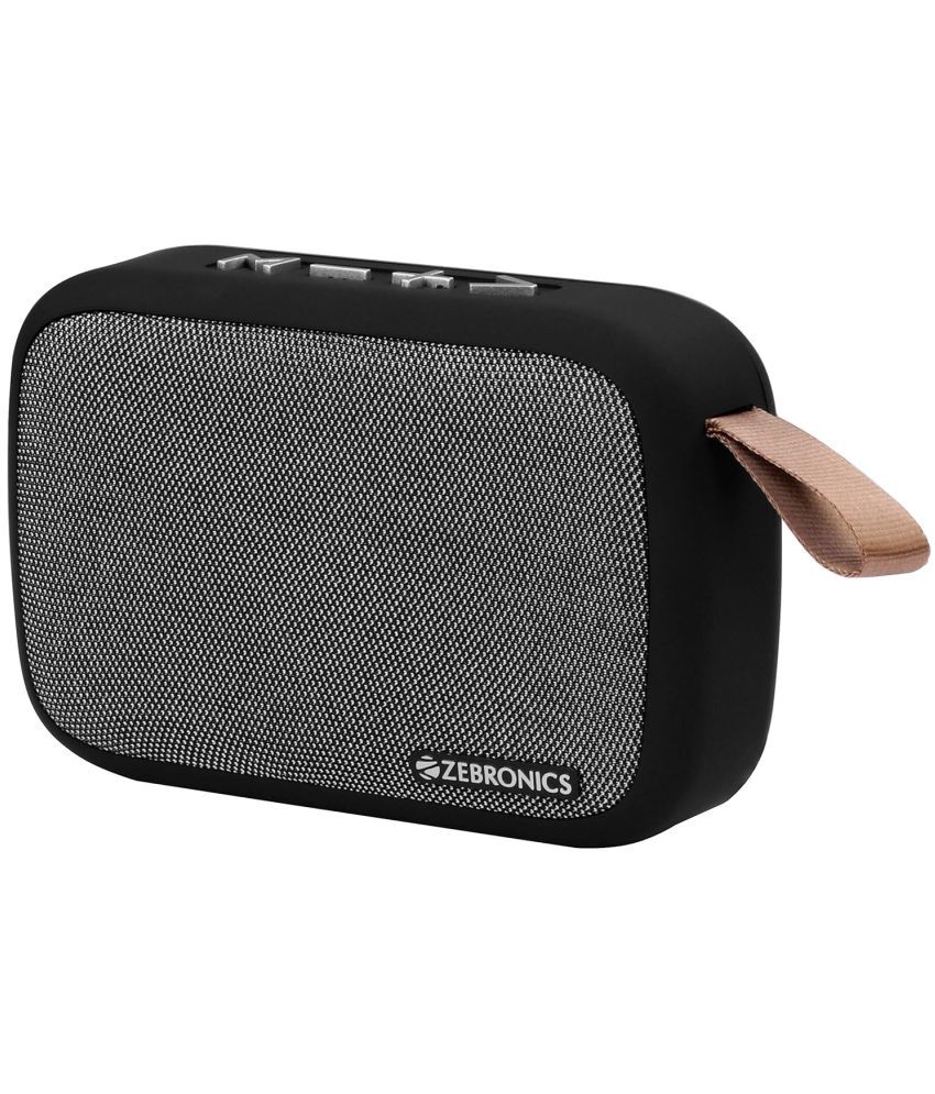     			Zebronics Delight 3 3 W Bluetooth Speaker Bluetooth V 5.0 with Call function Playback Time 7 hrs Grey