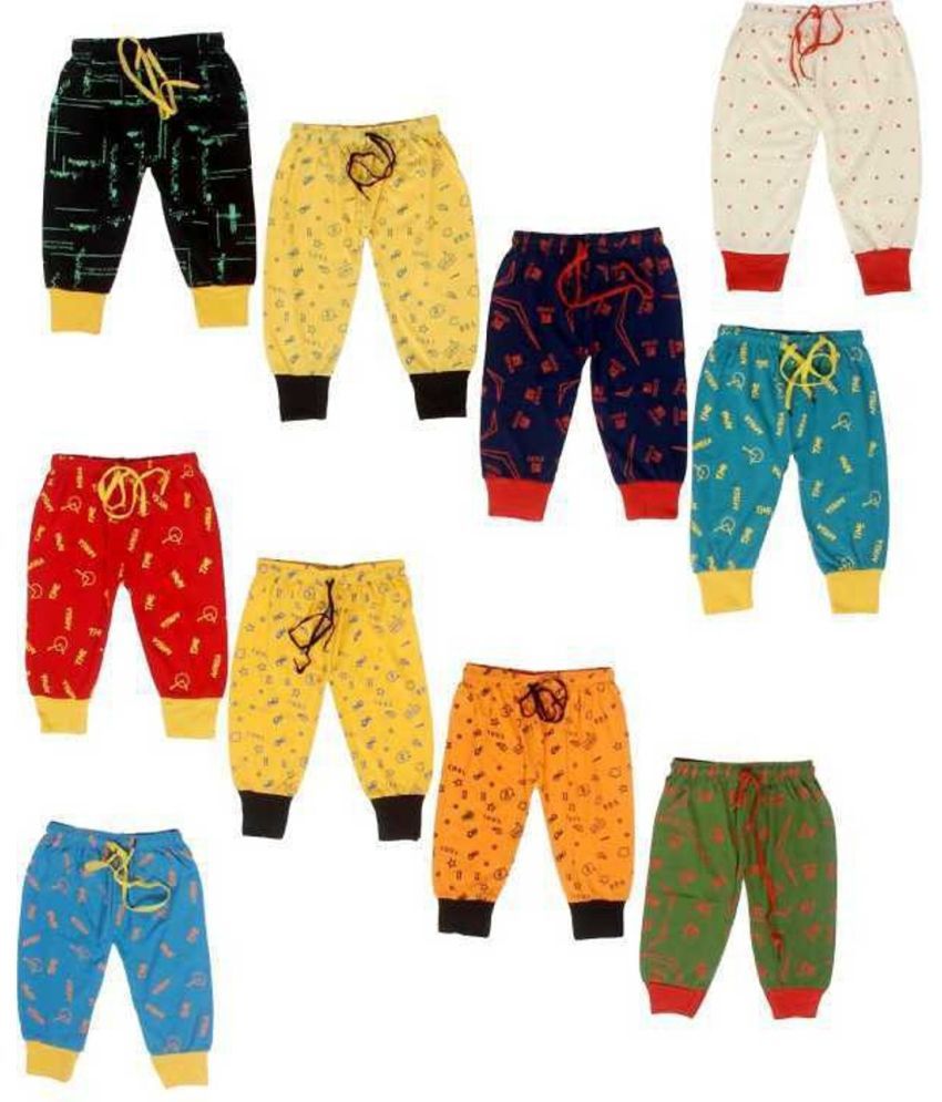     			DIAMOND EXPORTER Pack of 10 Boys Cotton Blend Trackpant ( Multi Color )