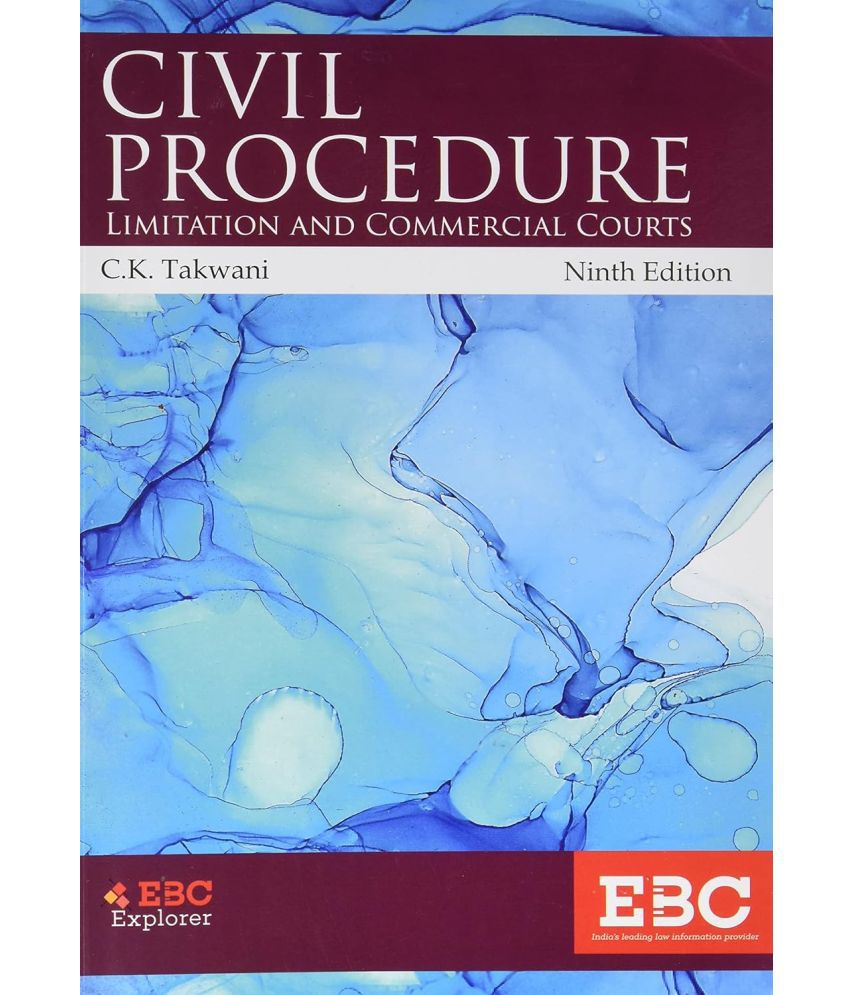     			EBC Civil Procedure LIMITATION AND COMMERCIAL COURTS - 9/E, 2022 Paperback – 25 January 2022