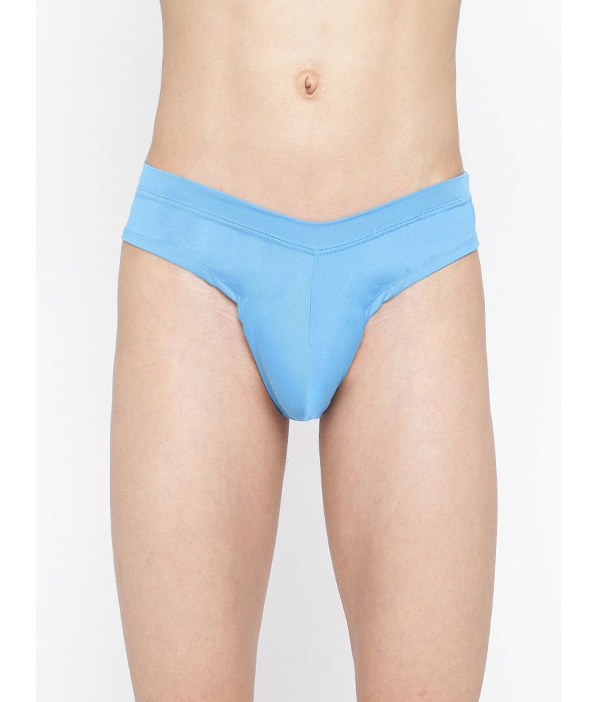     			La Intimo Blue Polyester Men's Bikini ( Pack of 1 )
