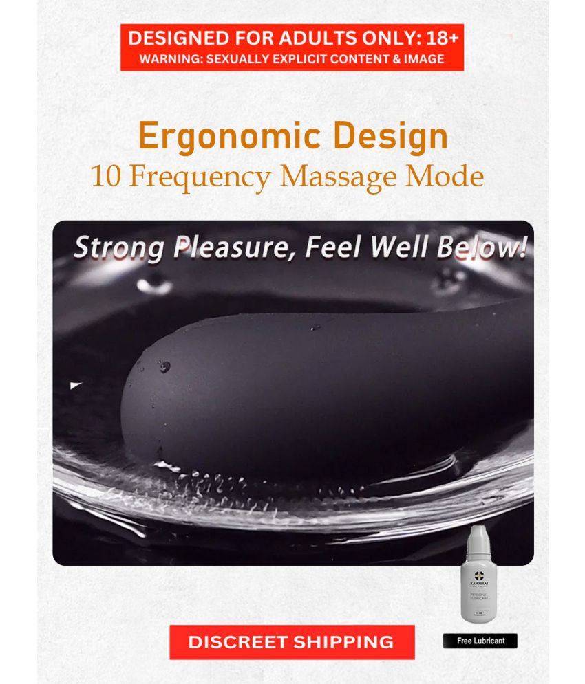     			Mood Enhancer Ultimate Pleasure Anal and Vaginal Plug with 10 Vibration Modes| Waterproof and Skin Safe with Free Kaamraj Lube Included