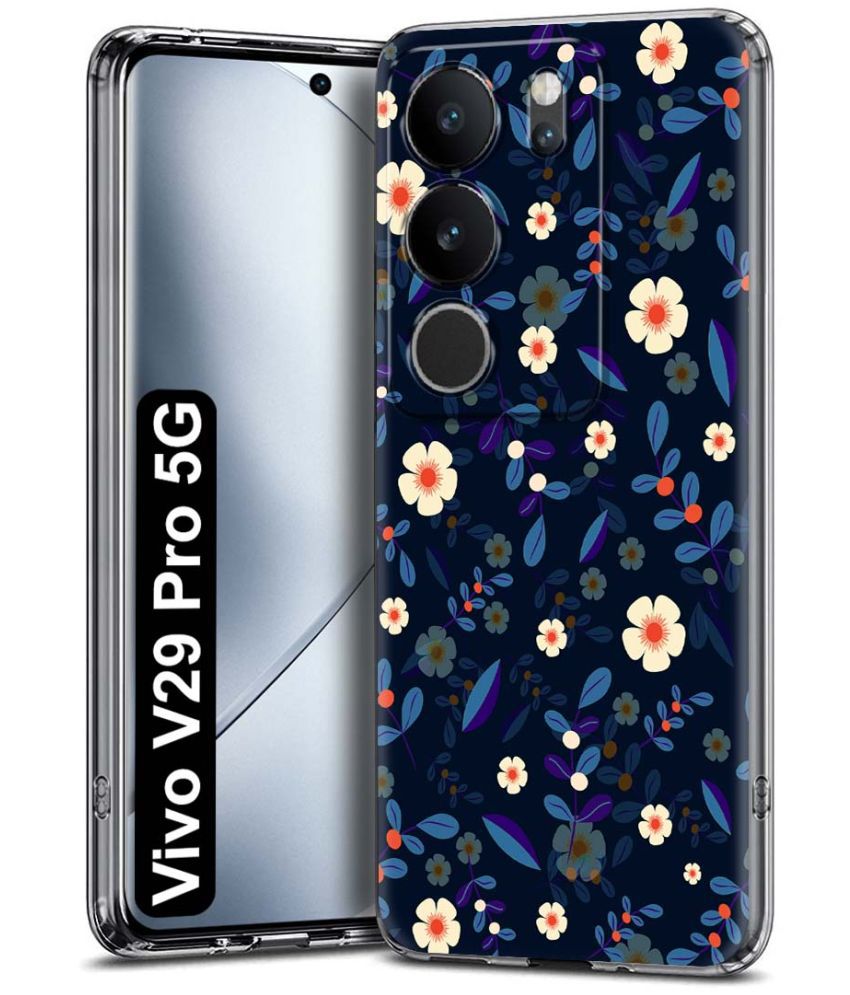     			NBOX Multicolor Printed Back Cover Silicon Compatible For Vivo V29 Pro 5G ( Pack of 1 )