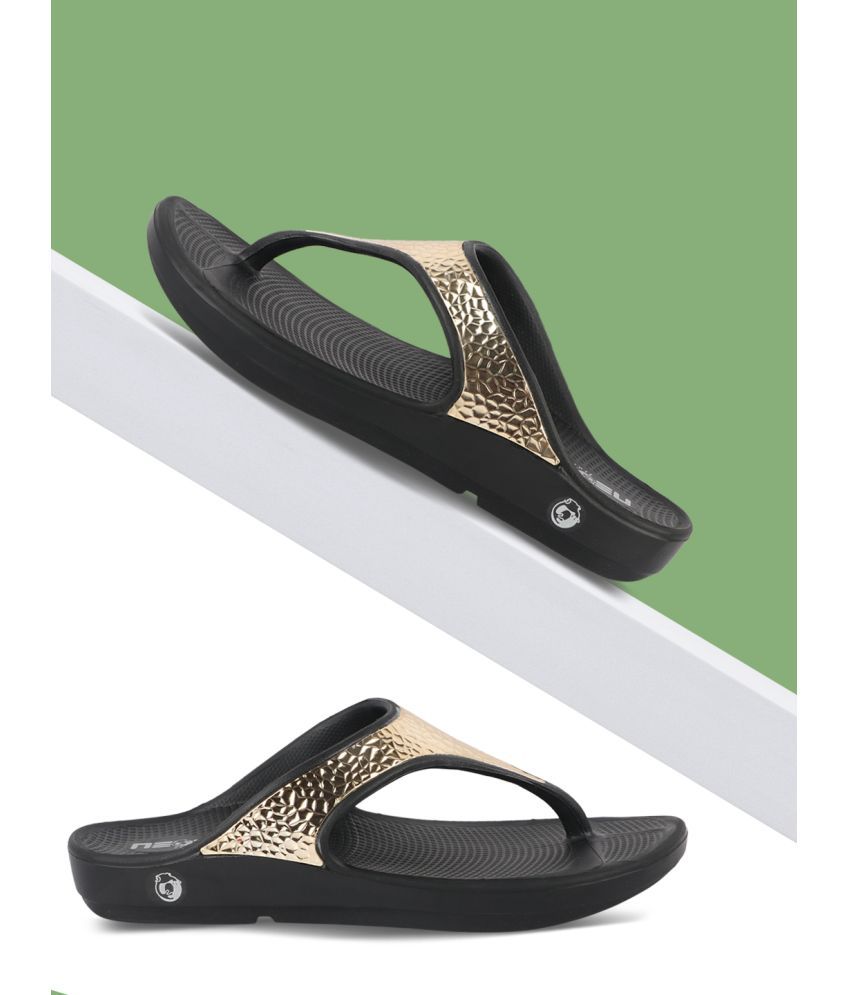     			Neoz Black Women's Flip Flop