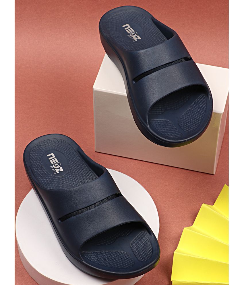     			Neoz Navy Blue Women's Flip Flop