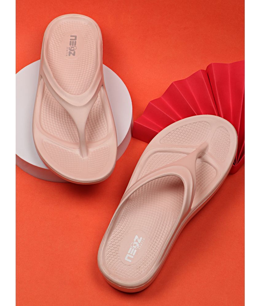     			Neoz Pink Women's Flip Flop