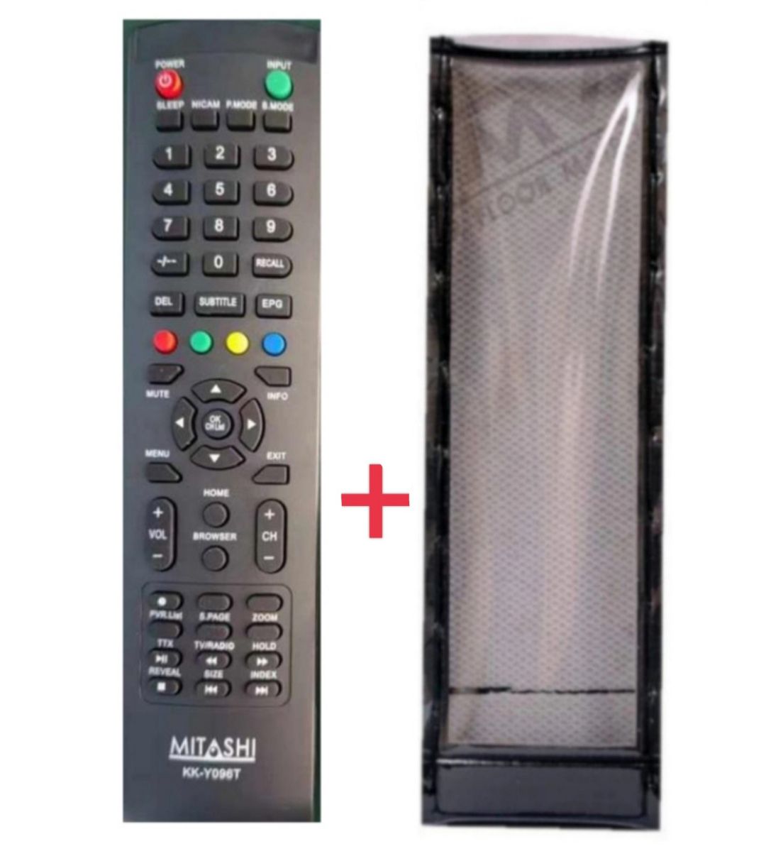     			SUGNESH C-24 New TvR-122  RC TV Remote Compatible with Mitashi Smart led/lcd