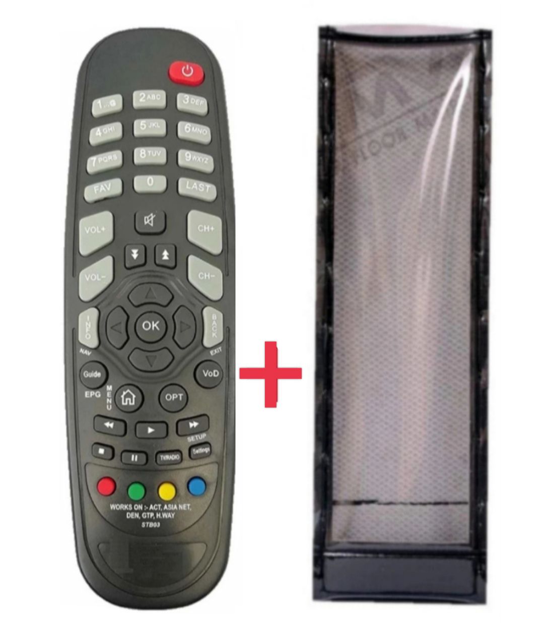     			SUGNESH C-35 New TvR-111  RC TV Remote Compatible with GTPL/ACT/Asia Net/Den/Hathway