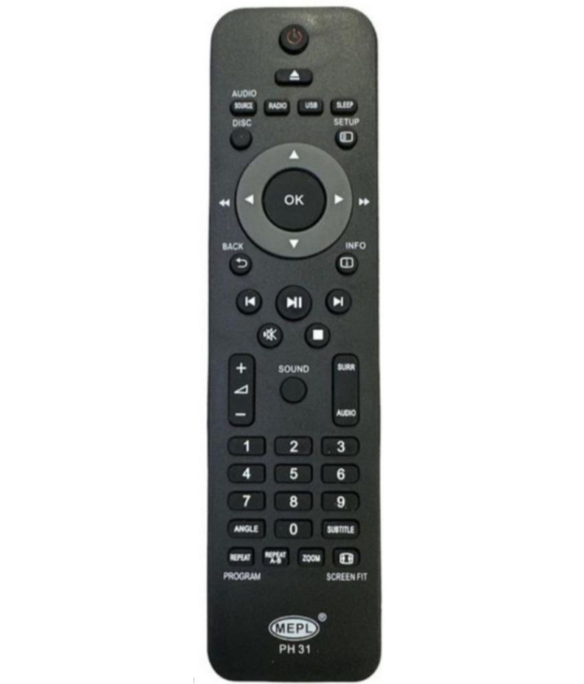     			SUGNESH New TvR-126 TV Remote Compatible with Philips DVD & Home theatre