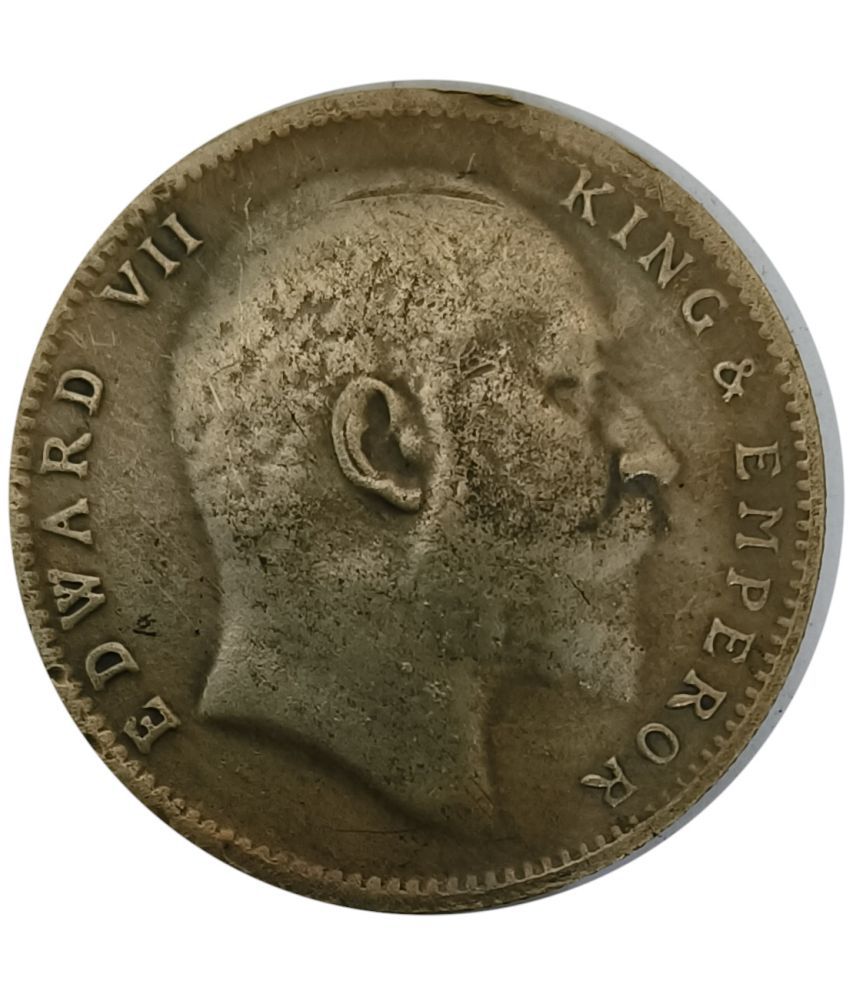     			EDWARD VII KING EMPEROR ONE RUPEE COIN (1905)