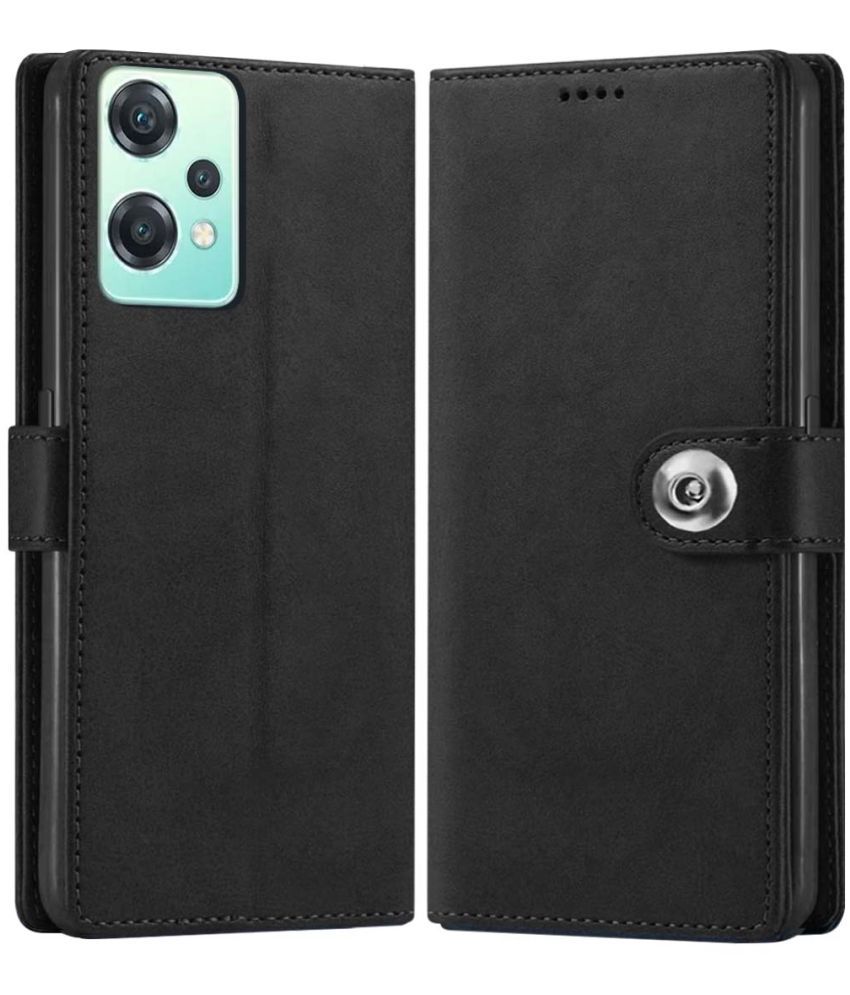    			Fashionury Black Flip Cover Leather Compatible For Oneplus Nord Ce 2 Lite 5G ( Pack of 1 )