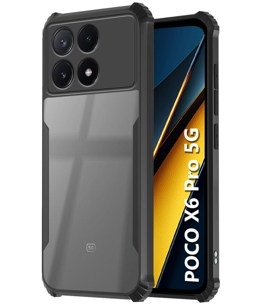     			Fashionury Bumper Cases Compatible For Rubber POCO X6 Pro 5G ( Pack of 1 )