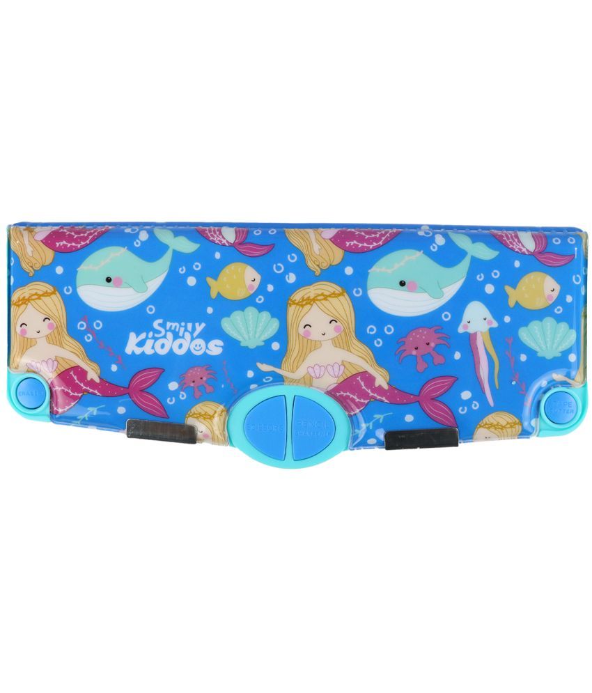     			Pop Out Pencil box  Mermaid Theme - Blue