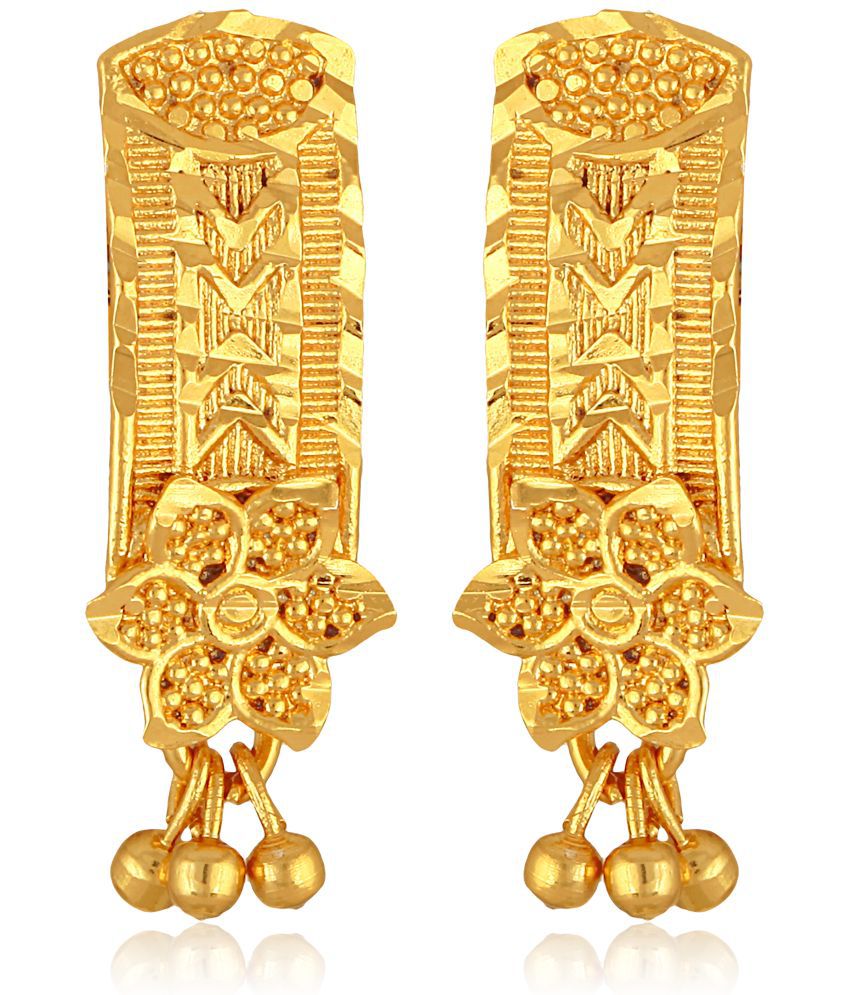     			VIVASTRI Golden Stud Earrings ( Pack of 1 )