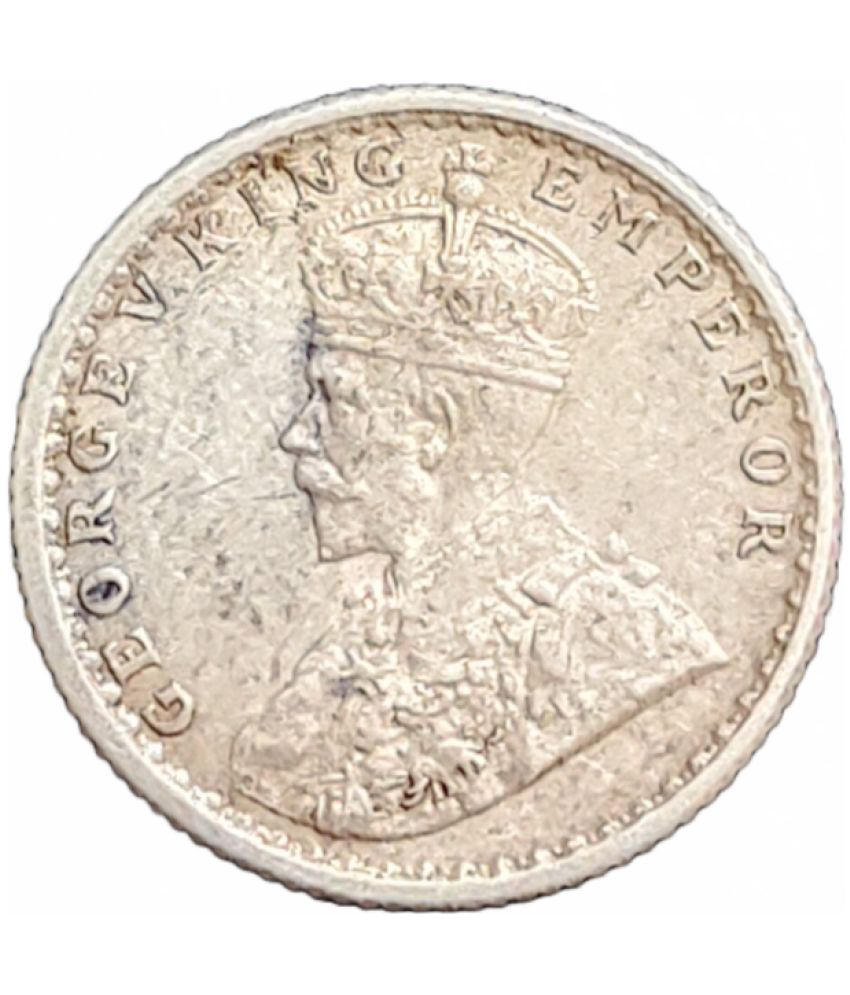     			Very Rare Silver 1/4 Rupee 1936 George V British India Coin