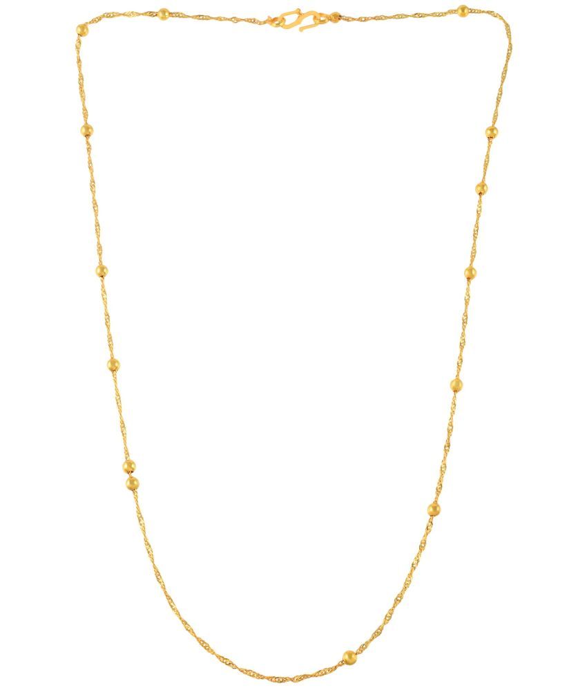     			ADMIER Gold Plated Chain ( Pack of 1 )