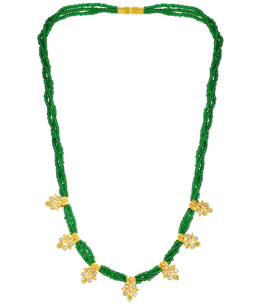     			ADMIER Green Mangalsutra ( Pack of 1 )