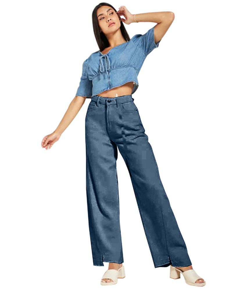     			Radprix - Blue Denim Regular Fit Women's Jeans ( Pack of 1 )