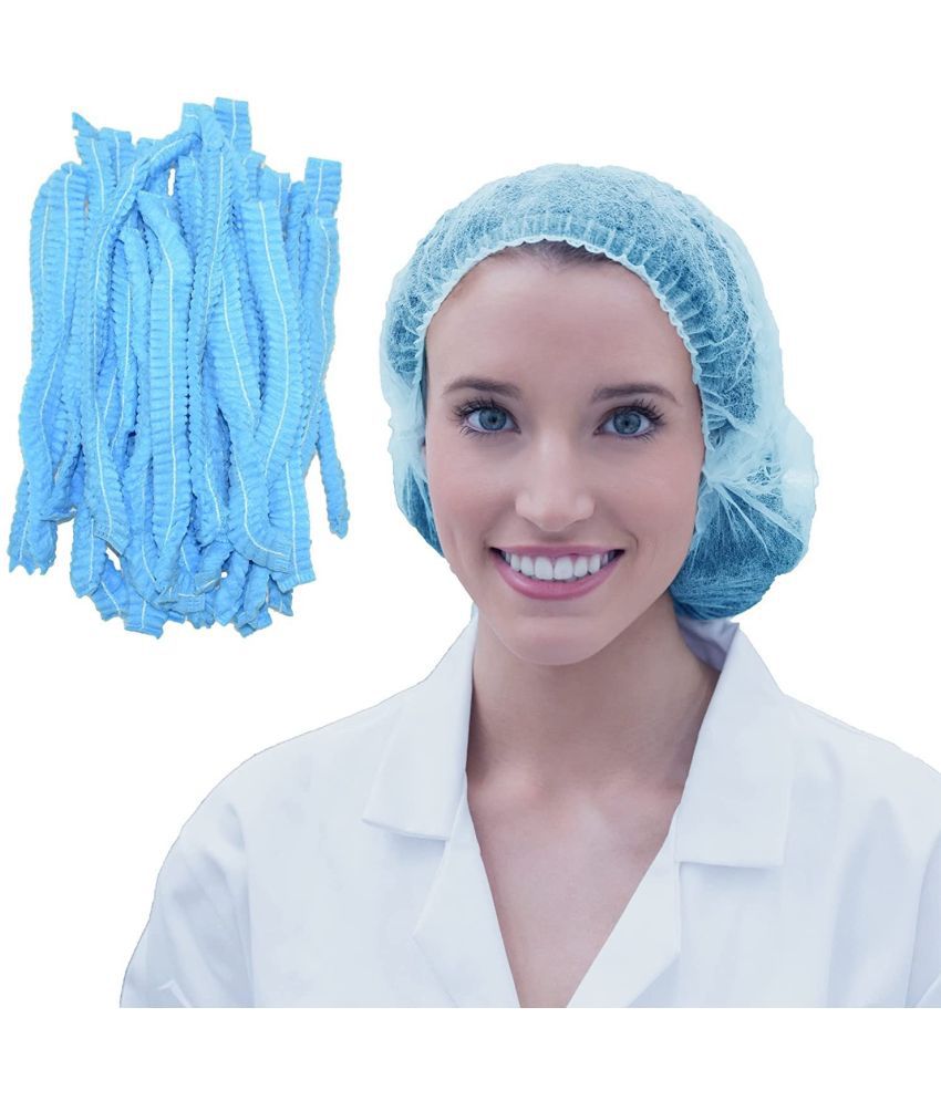     			Shi Shi Surgical Head Cap Pack of 100 Pcs (BLUE)