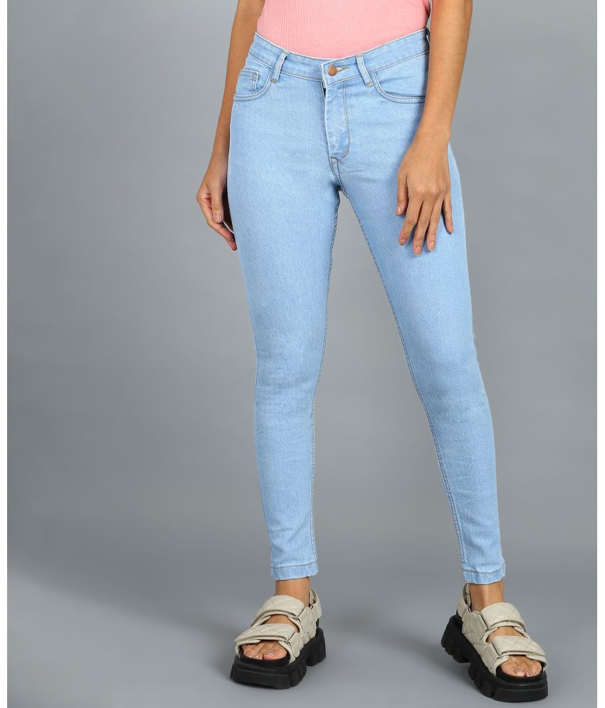     			Urbano Fashion - Blue Denim Skinny Fit Women's Jeans ( Pack of 1 )