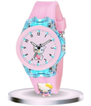 Renaissance Traders Pink Dial Analog Girls Watch ( Pack of 1 )