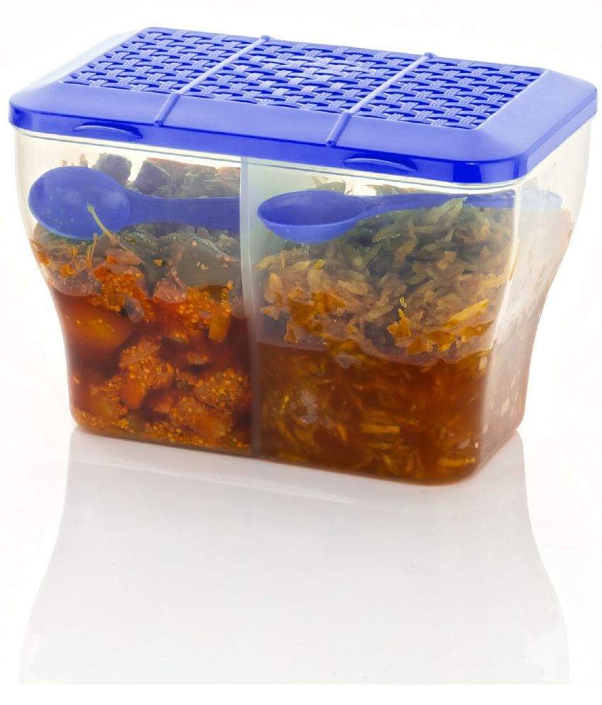     			FIT4CHEF Pickle Jar PET Blue Multi-Purpose Container ( Set of 1 )