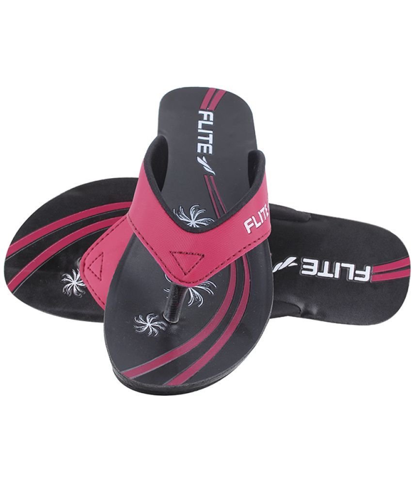     			FLITE Red Women's Flip Flop