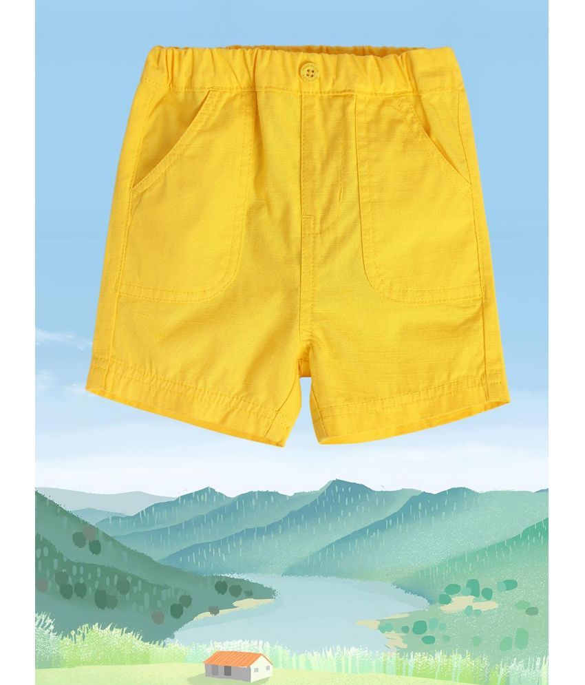     			MINI KLUB Yellow BABY BOYS SHORTS Pack of 1