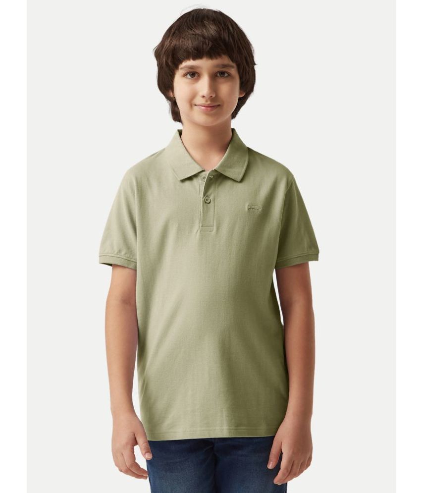     			Radprix Green Cotton Blend Boy's Polo T-Shirt ( Pack of 1 )