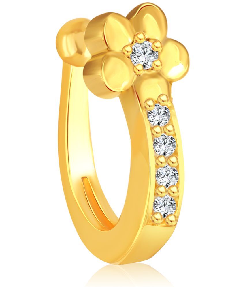     			VIVASTRI Cubic Zirconia Gold-plated Plated Alloy Nathiya