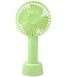 18-ENTERPRISE Mini Hand Fan Rechargeable Mini Fan With USB Charging | 3 Speed Option | Portable, Handheld And Small Handle Table Fan (ASSORTED COLOURS).