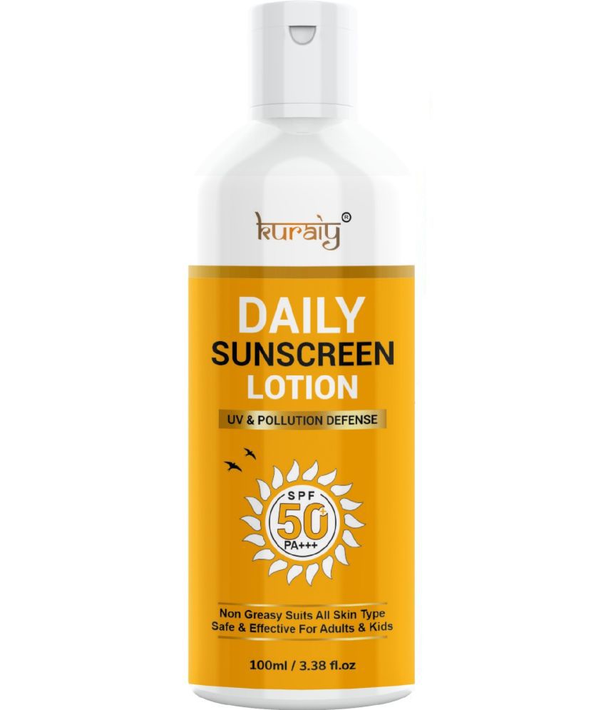     			KURAIY SPF 50 Sunscreen Lotion For All Skin Type ( Pack of 1 )