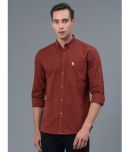 Red Tape Cotton Blend Regular Fit Solids Full Sleeves Men's Casual Shirt - Maroon ( Pack of 1 )