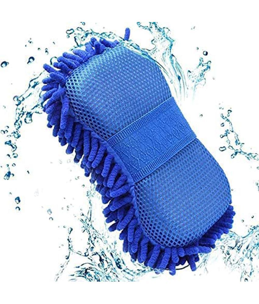     			HOMETALES Car Washing Sponge With Microfiber Washer For Cleaning Car & Bike Vehicle