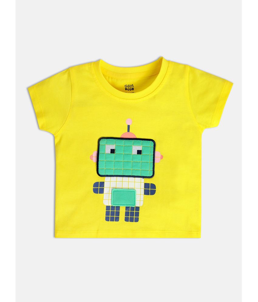     			MINI KLUB Yellow Baby Boy T-Shirt ( Pack of 1 )