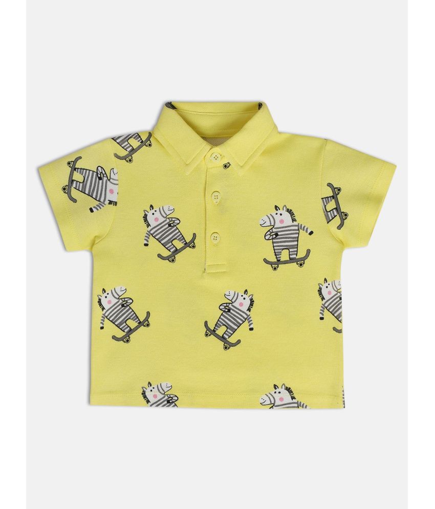     			MINI KLUB Yellow Baby Boy Polo T-Shirt ( Pack of 1 )