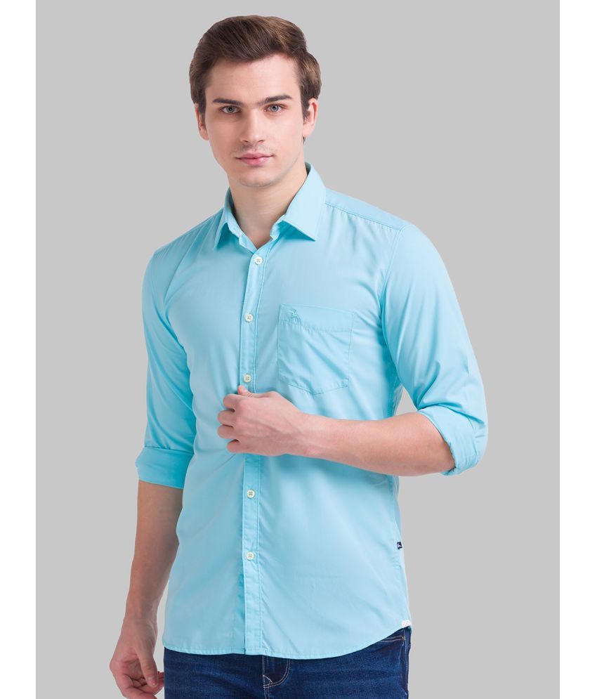     			Parx Viscose Slim Fit Full Sleeves Men's Casual Shirt - Green ( Pack of 1 )