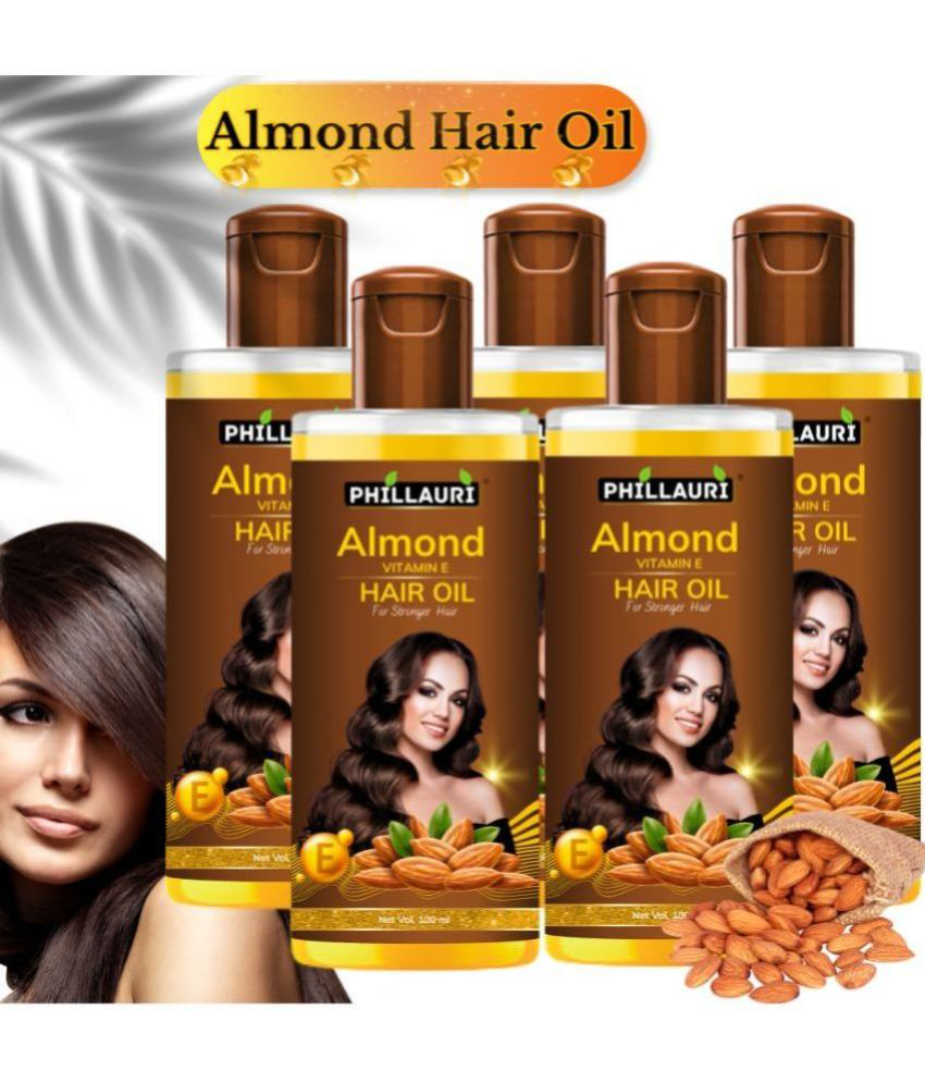     			Phillauri Anti Hair Fall Almond Oil 500 ml ( Pack of 5 )
