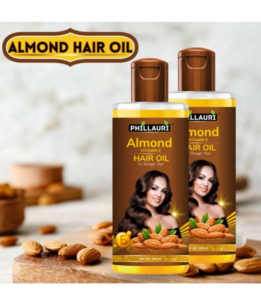     			Phillauri Hair Growth Almond Oil 200 ml ( Pack of 2 )