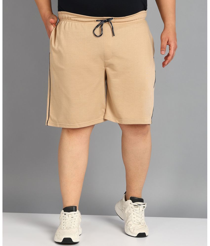     			XFOX Khaki Blended Men's Shorts ( Pack of 1 )