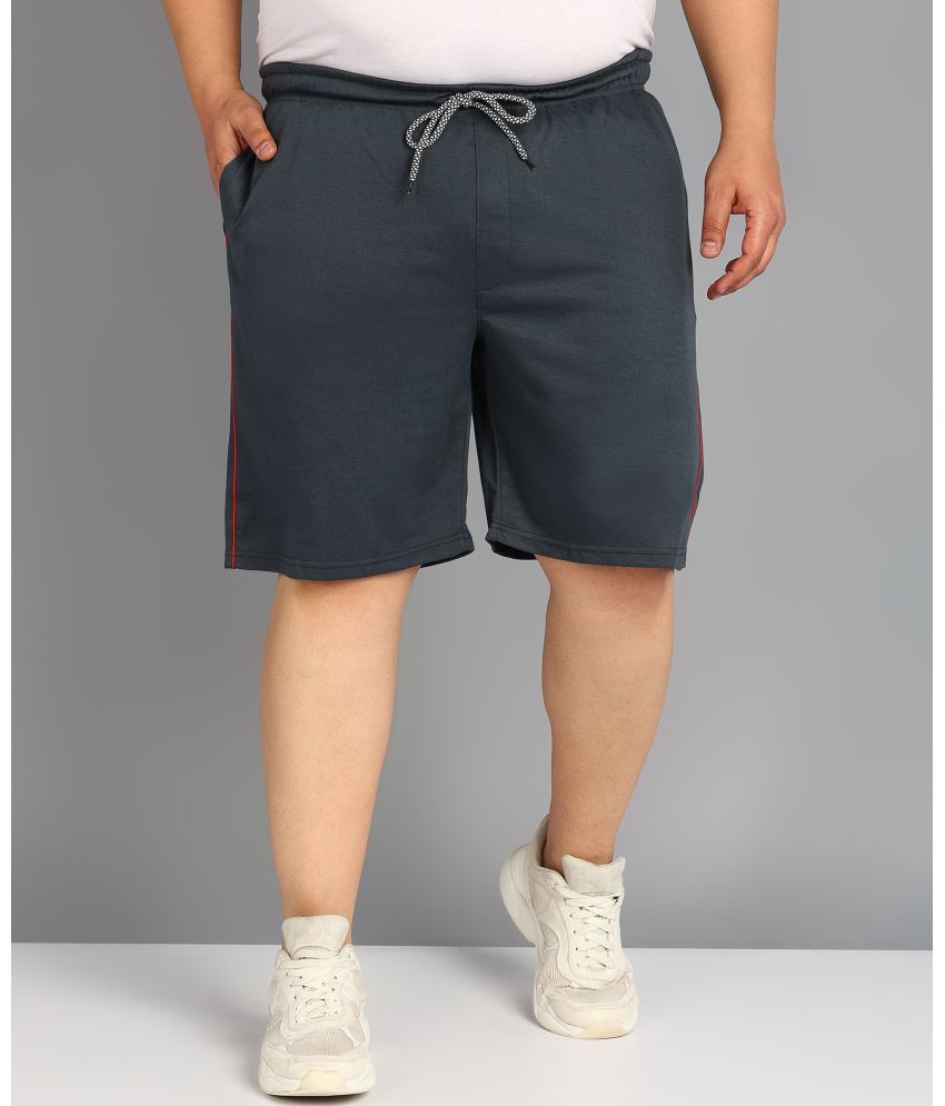     			XFOX Light Blue Blended Men's Shorts ( Pack of 1 )