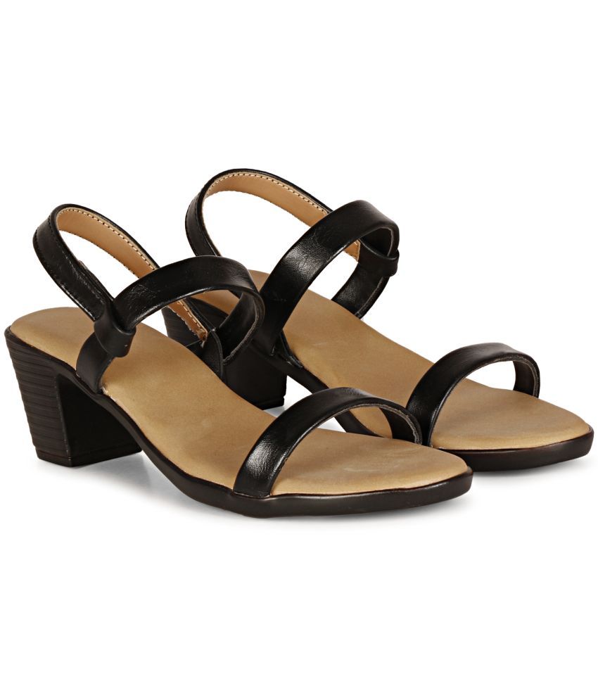     			Commander Shoes Black Women's Sandal Heels