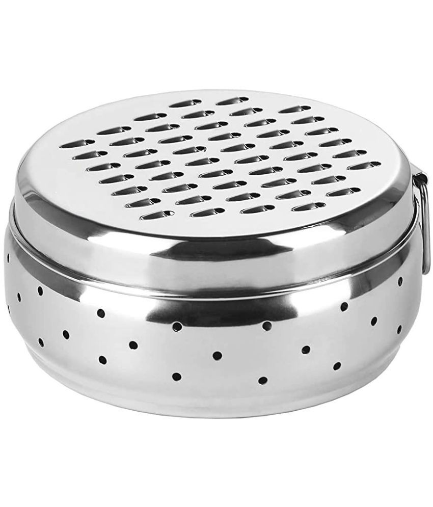     			Dynore Steel Khamni Dabba Steel Silver Food Container ( Set of 1 )