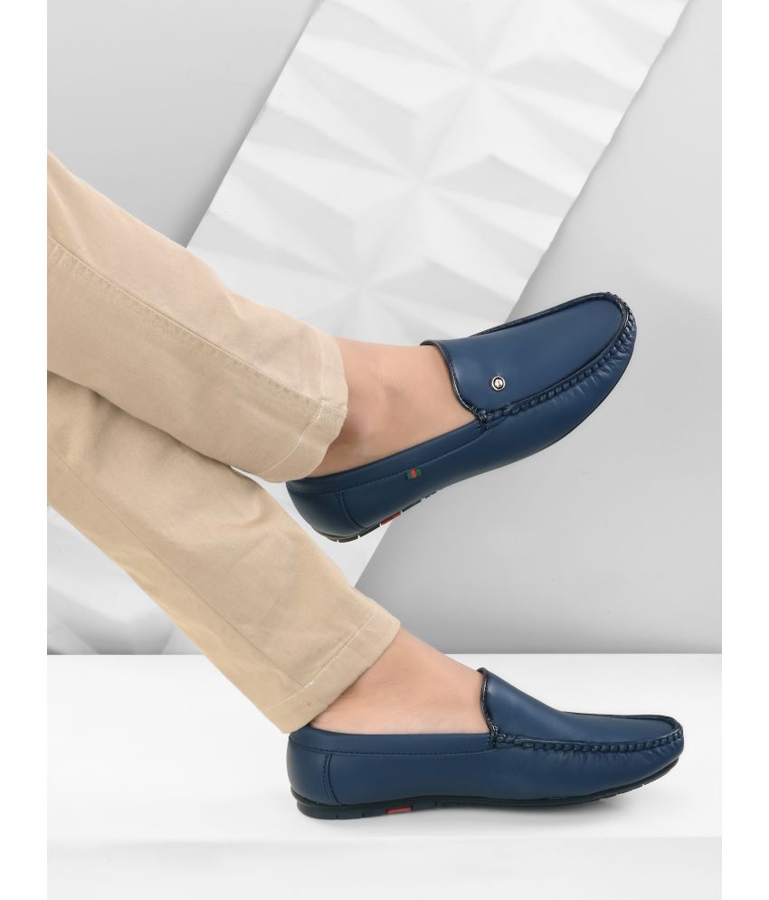     			Footloose Blue Men's Slip on