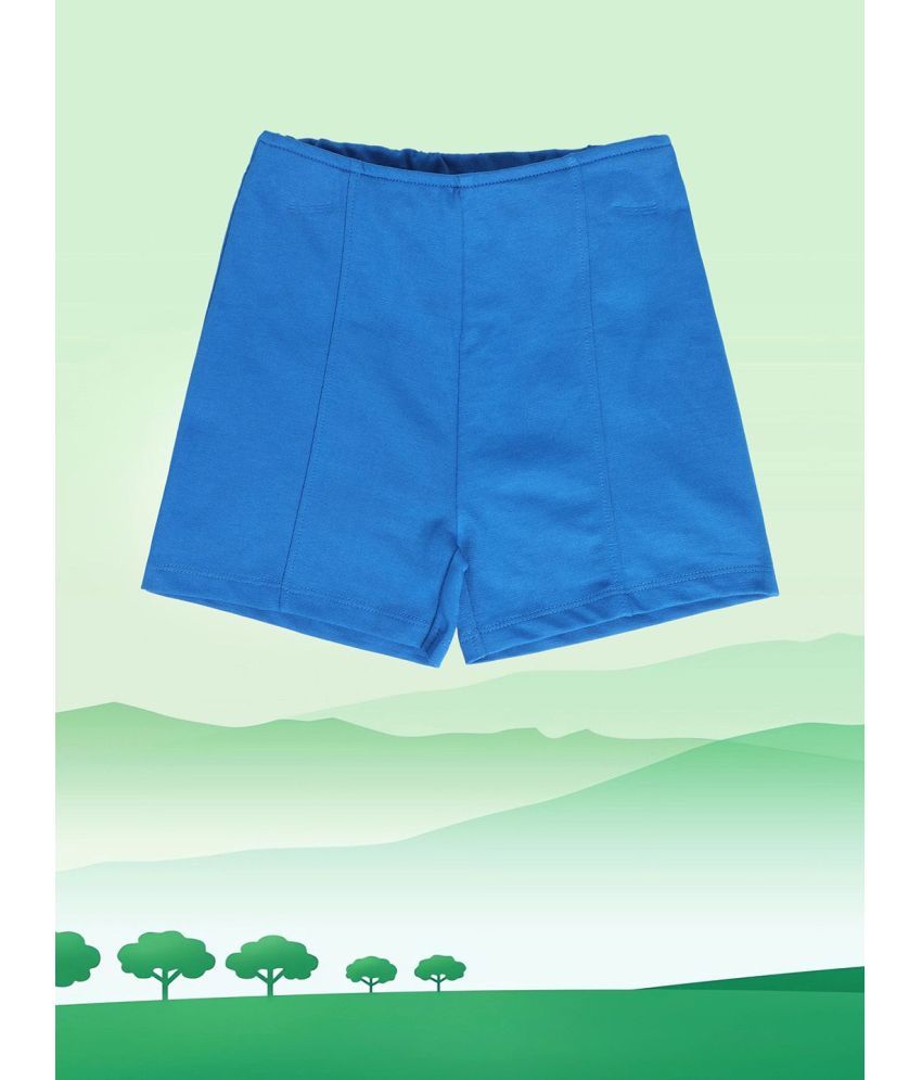     			MINI KLUB Pack of 1 Girls Cotton Shorts ( Blue )