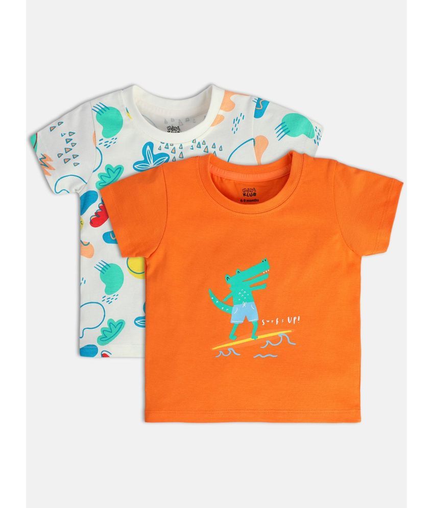     			MINI KLUB Multi Baby Boy T-Shirt ( Pack of 2 )