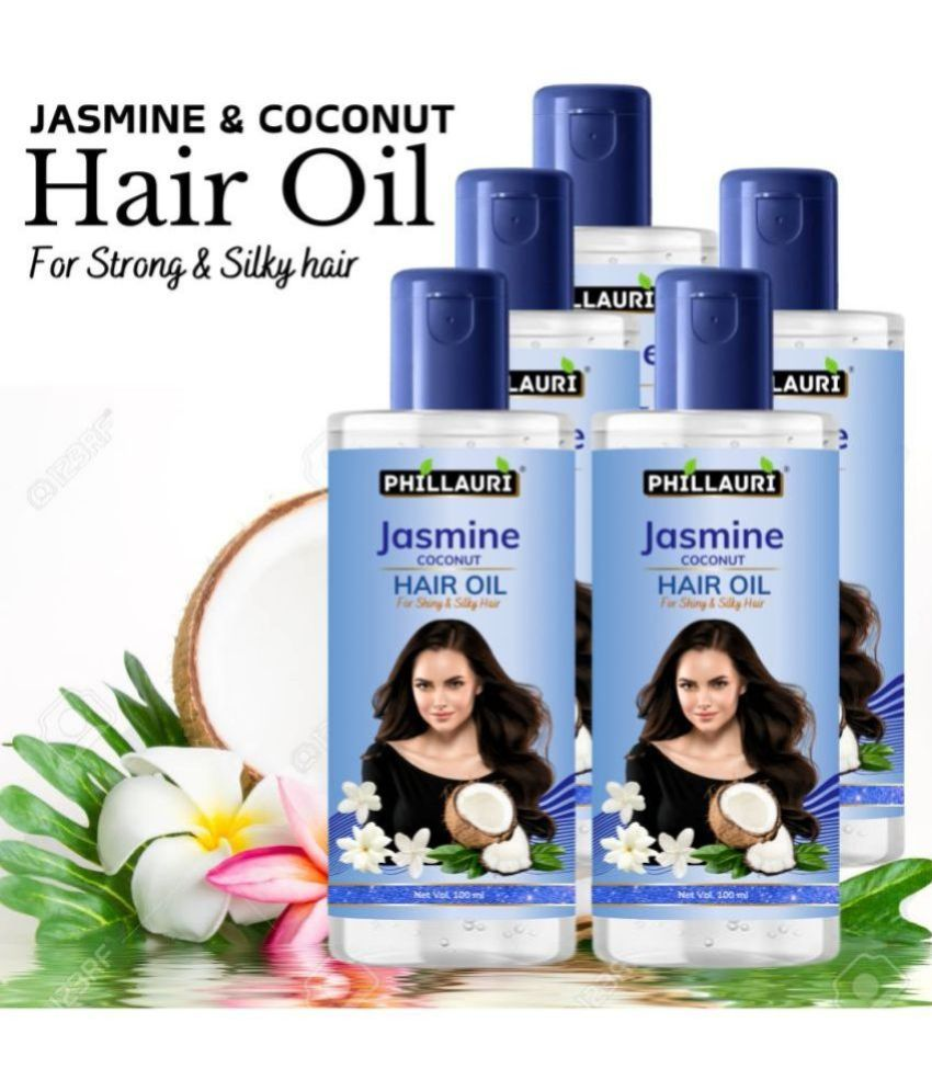     			Phillauri Hair Growth Jasmine oil 500 ml ( Pack of 5 )