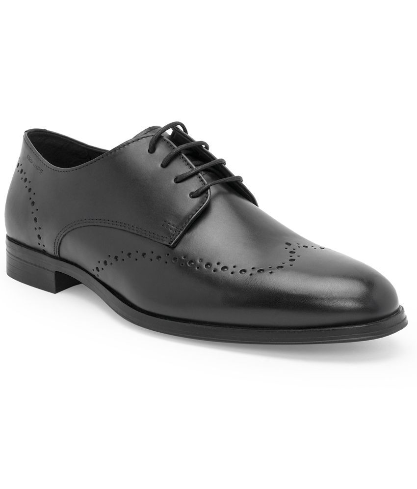     			Red Tape Black Men's Brogue Formal Shoes