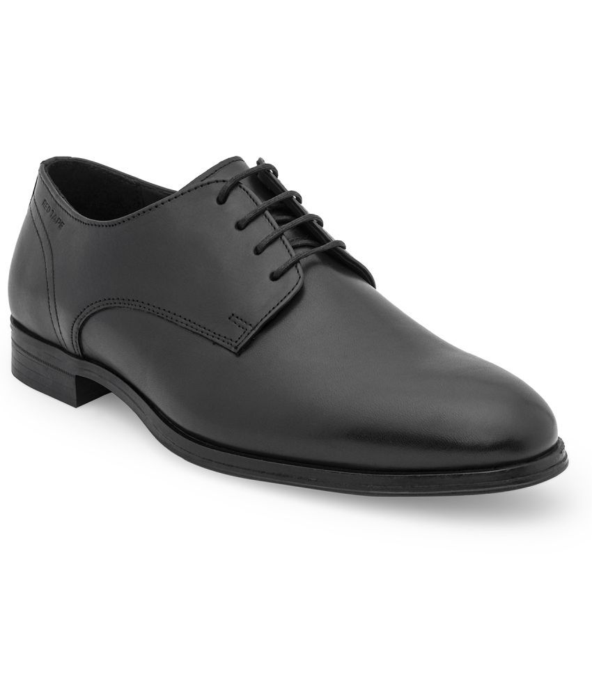     			Red Tape Black Men's Derby Formal Shoes